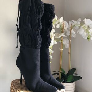 Diba Black Heeled Boots
